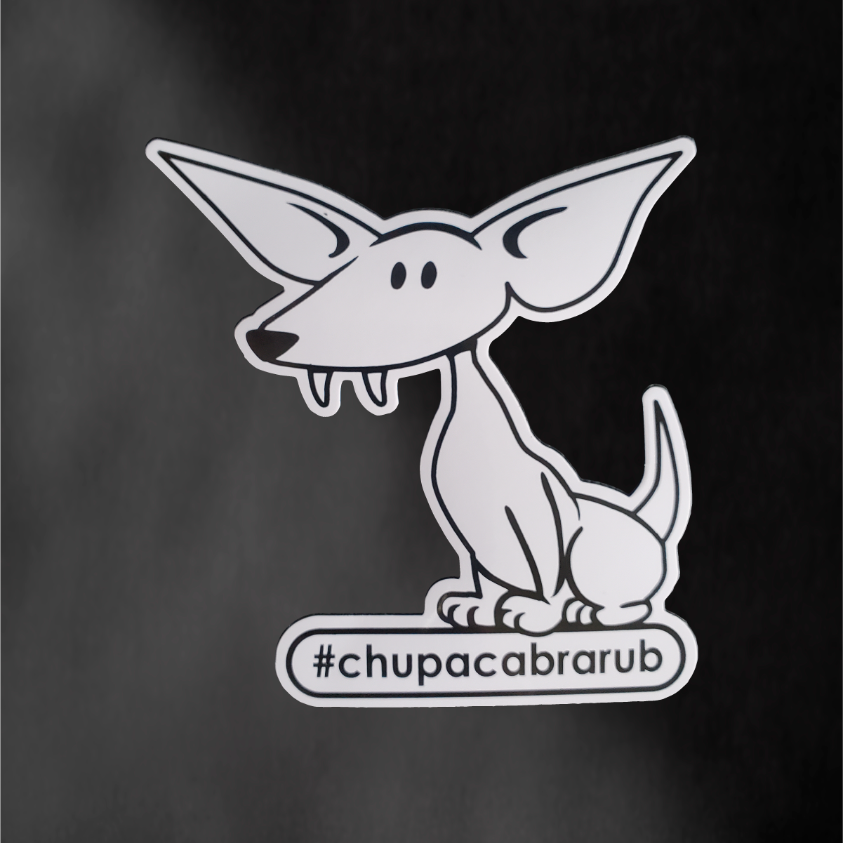 2 GRINGOS CHUPACABRA® CHUPY CAR DECAL 2 Gringos Chupacabra