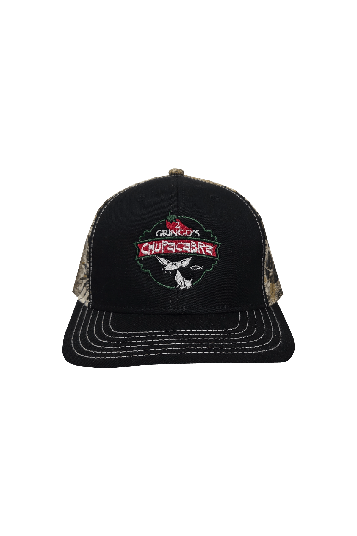2 GRINGOS CHUPACABRA® BLACK/CAMO TRUCKER 2 Gringos Chupacabra