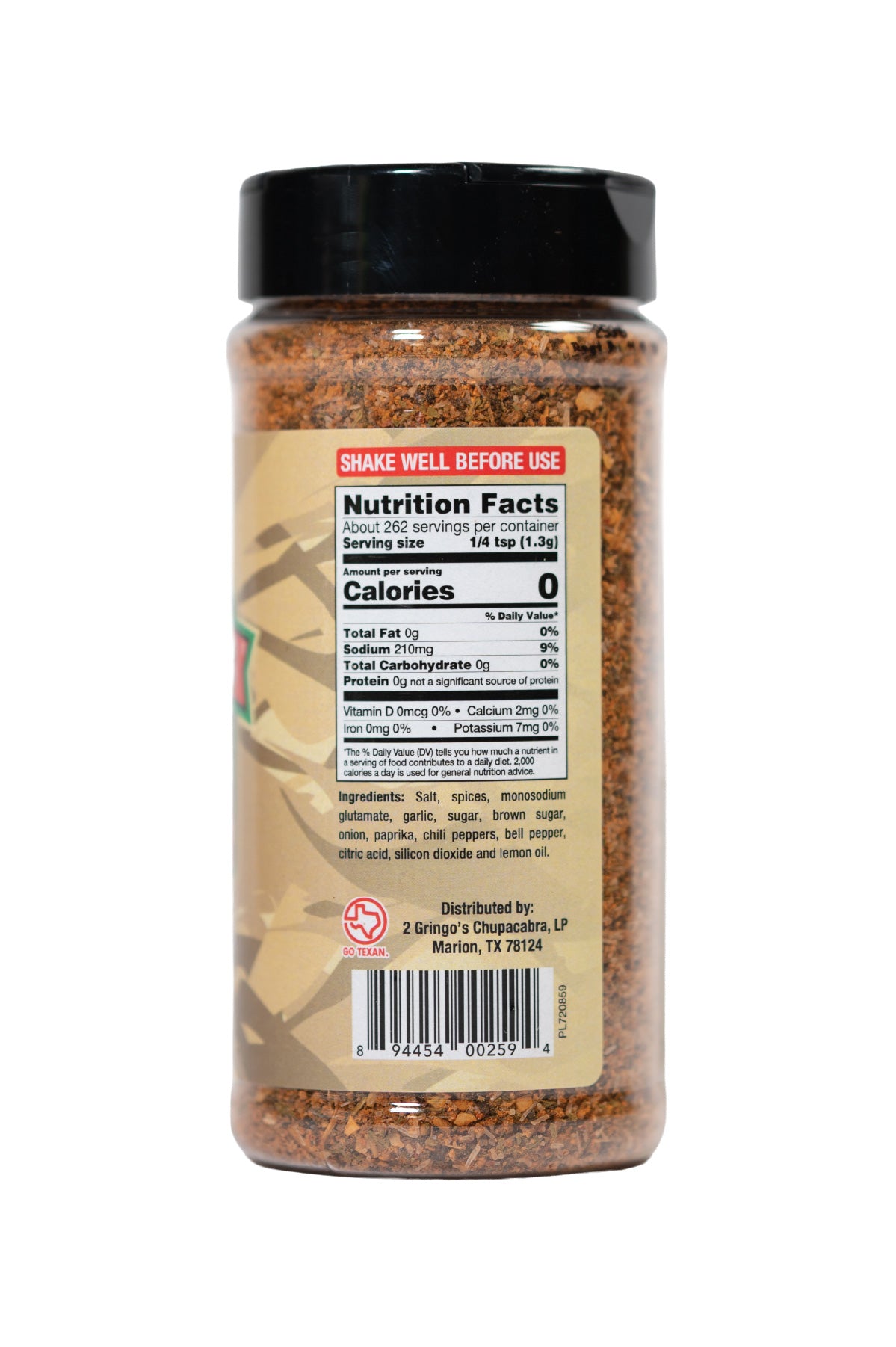 2 GRINGOS CHUPACABRA® WILD GAME RUB 2 Gringos Chupacabra