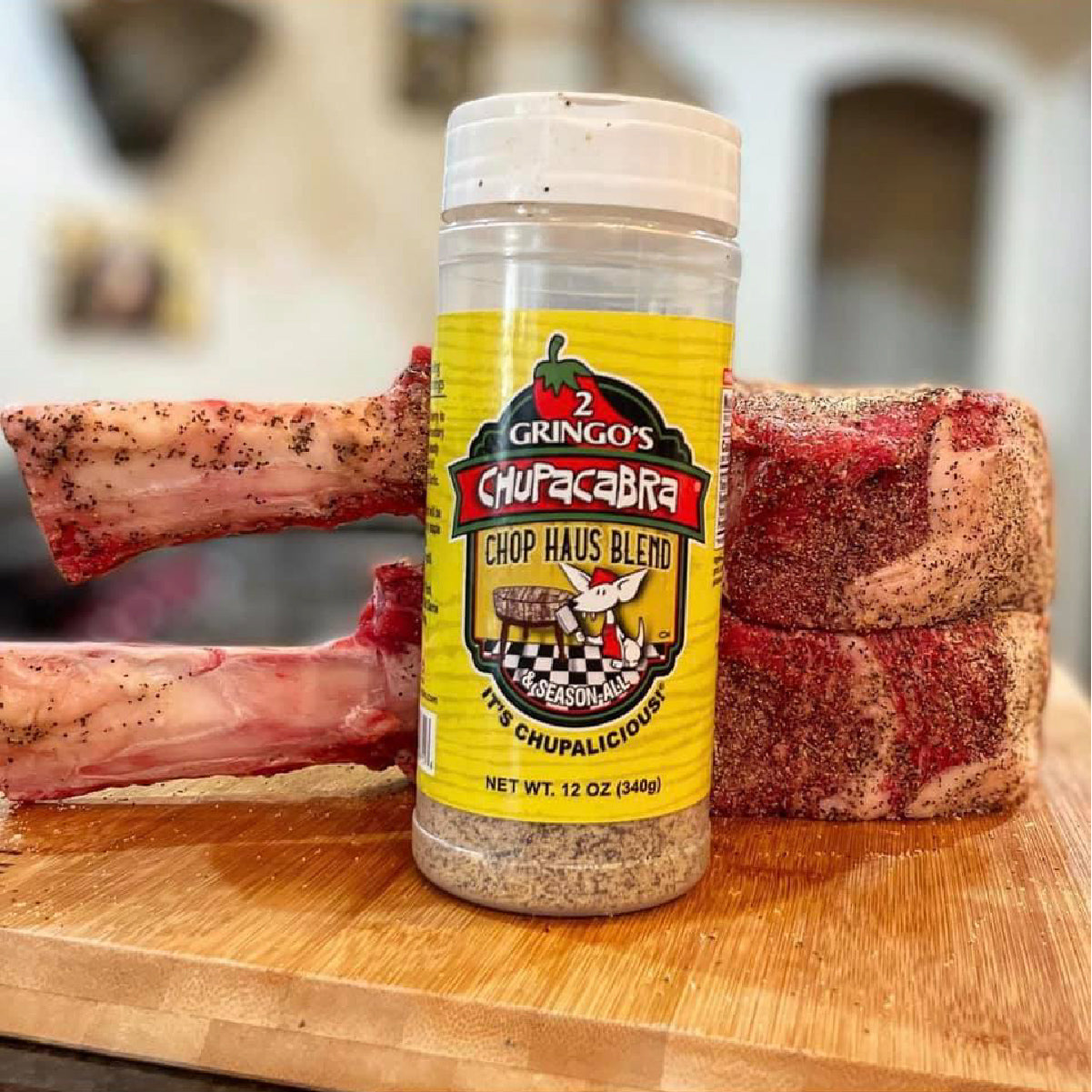 Tomahawk steak seasoned with Chop Haus Blend