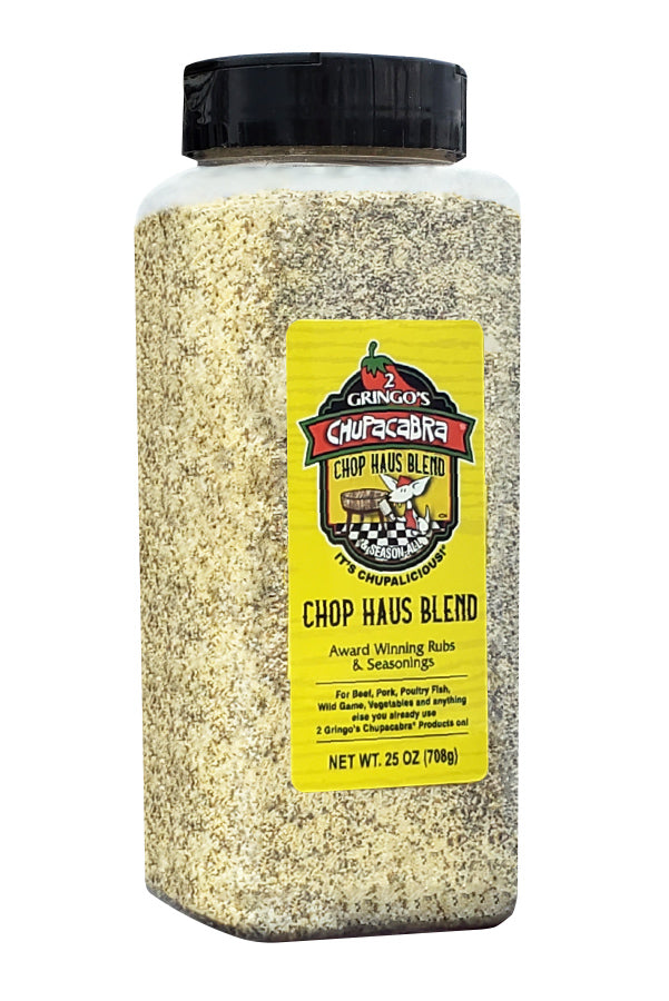 25 oz bottle of 2 Gringos Chupacabra Chop Haus Blend