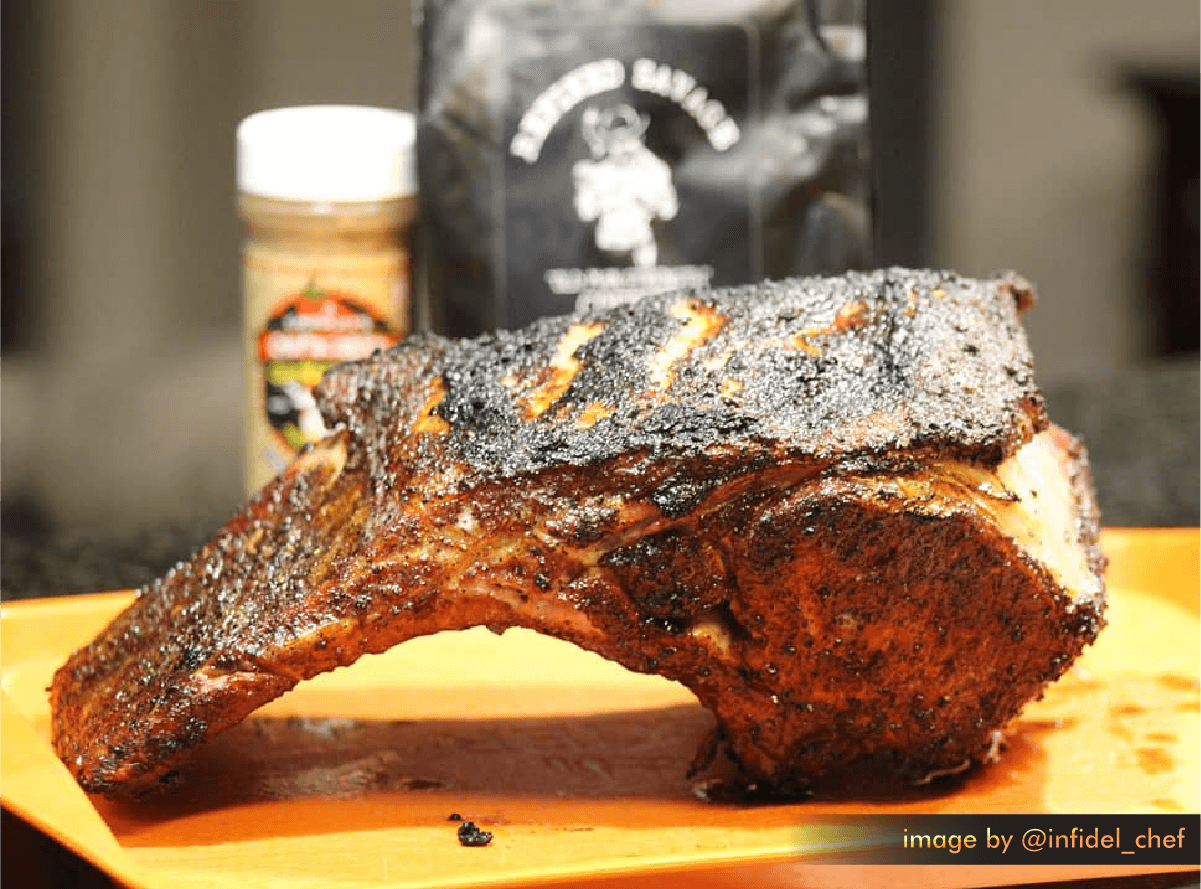 steak seasoned with 2 gringos chupacabra cluckalicious