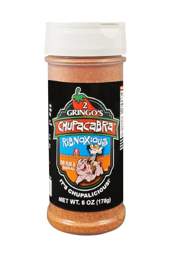 6 oz bottle of ribnoxious rib rub