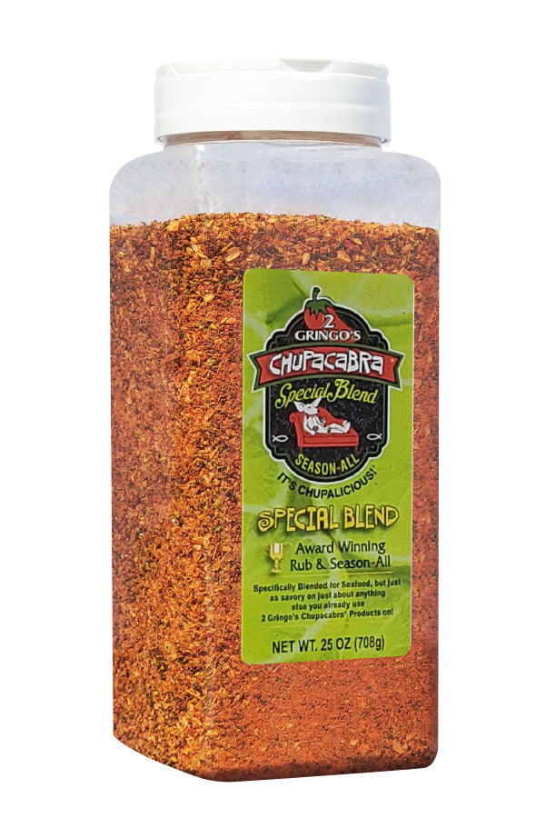25 oz bottle of 2 gringos chupacabra Special Blend