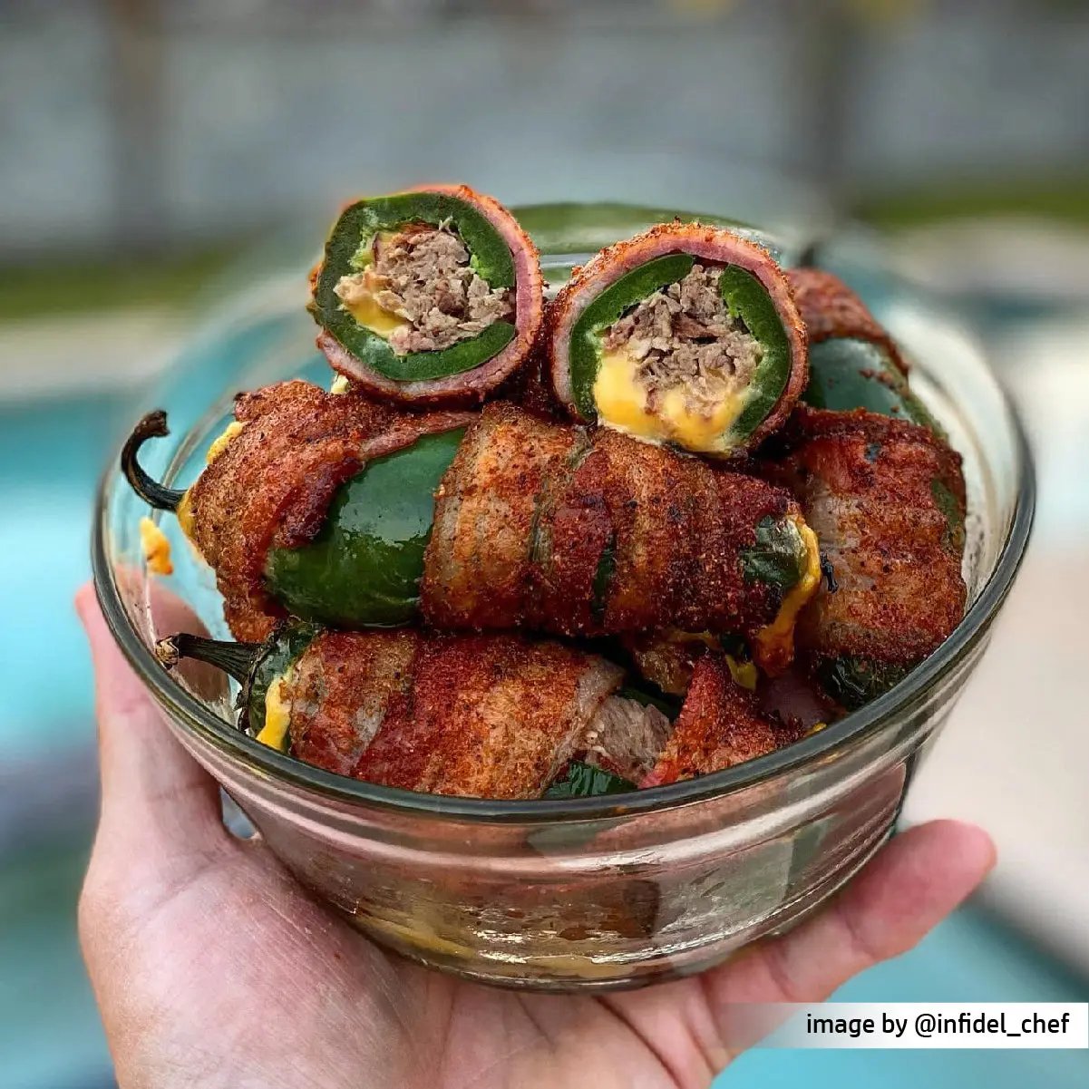 brisket stuffed jalapeno poppers seasoned with ribnoxious