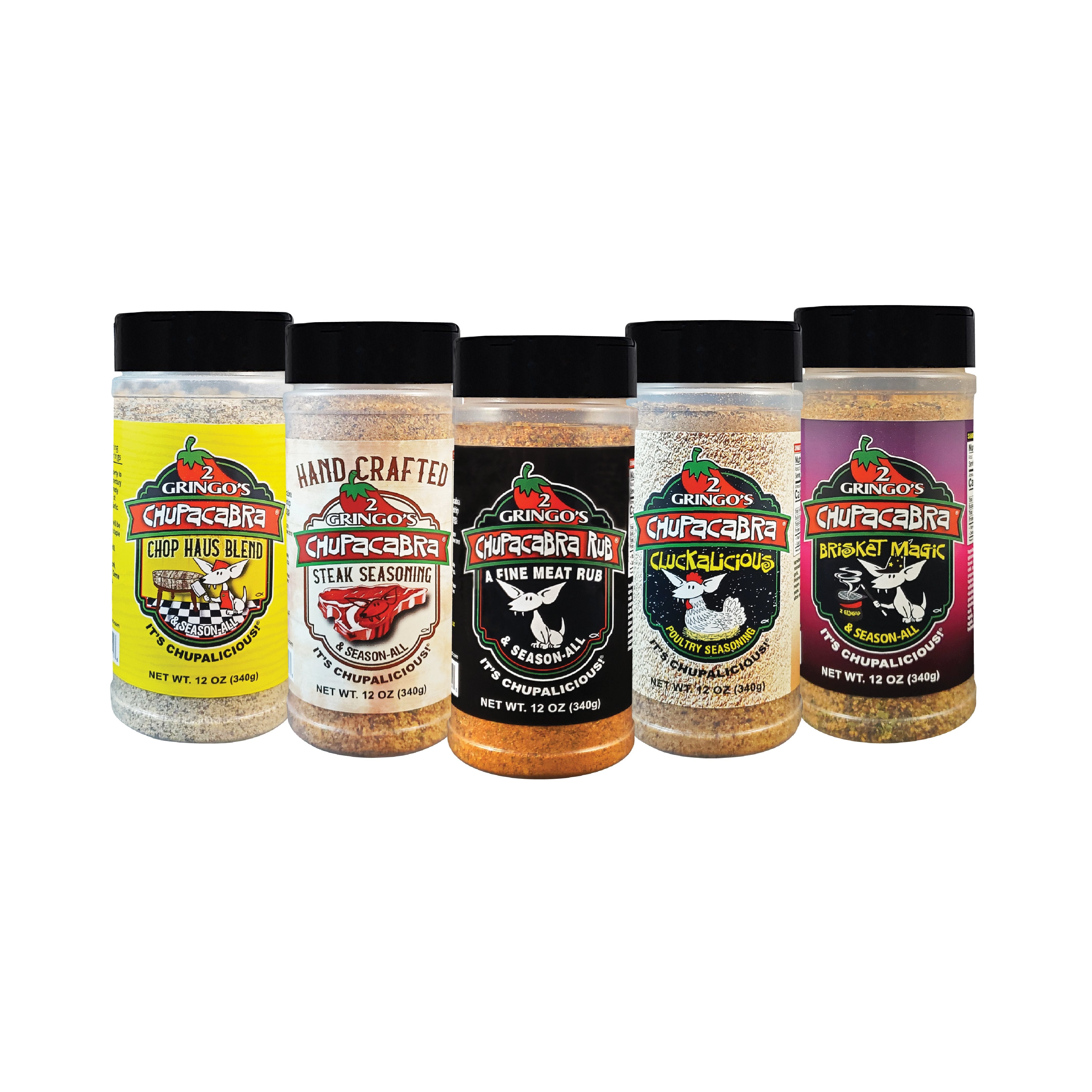Chop Haus, Steak Seasoning, Original Blend, Cluckalicious, Brisket Magic