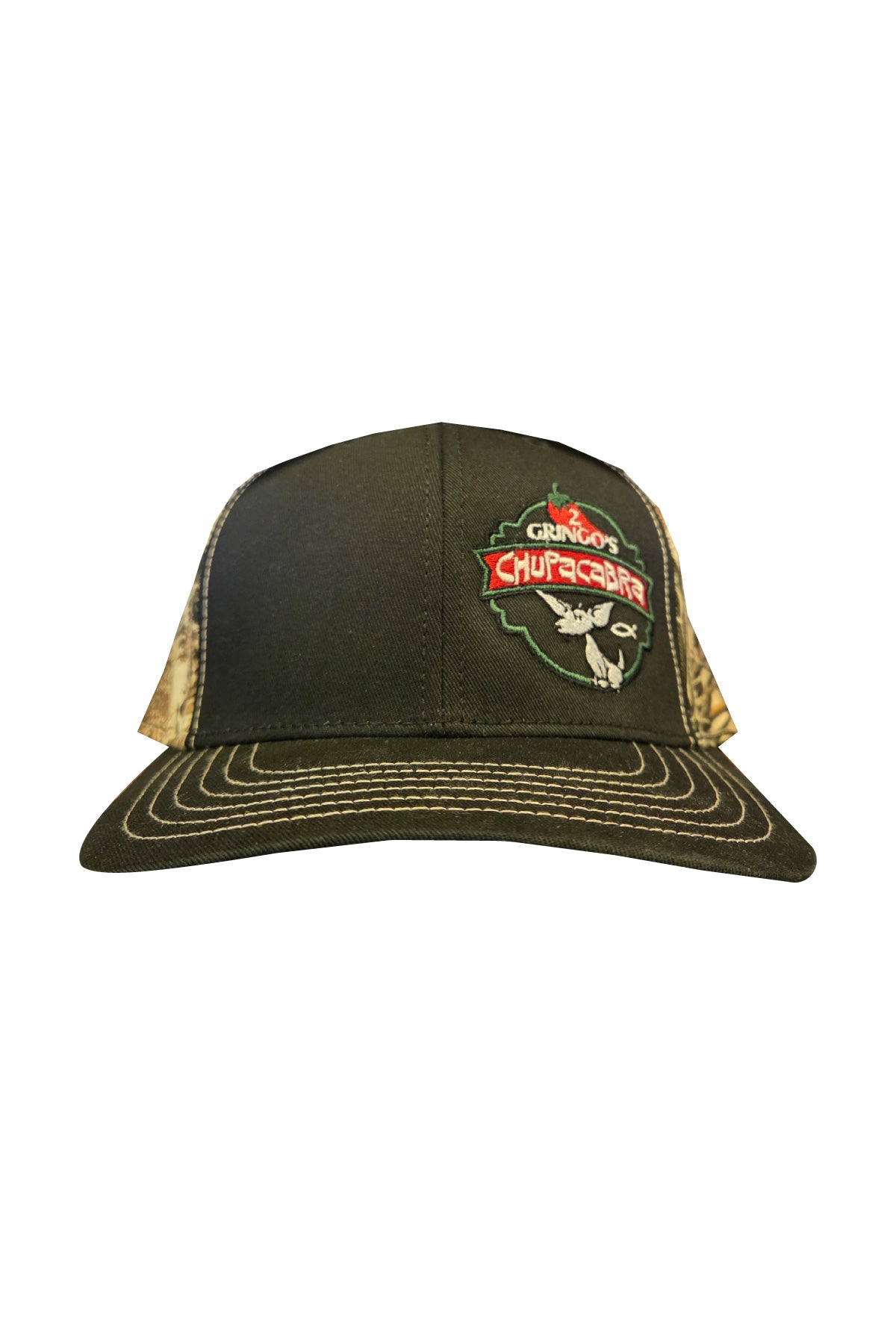 2 GRINGOS CHUPACABRA® BLACK/CAMO TRUCKER SIDE LOGO 2 Gringos Chupacabra