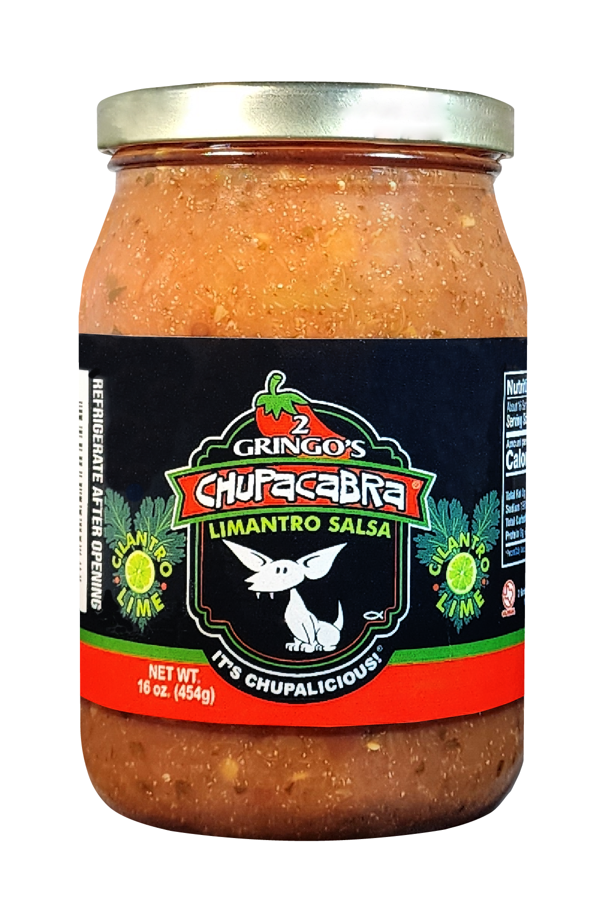 16 oz bottle of limantro salsa