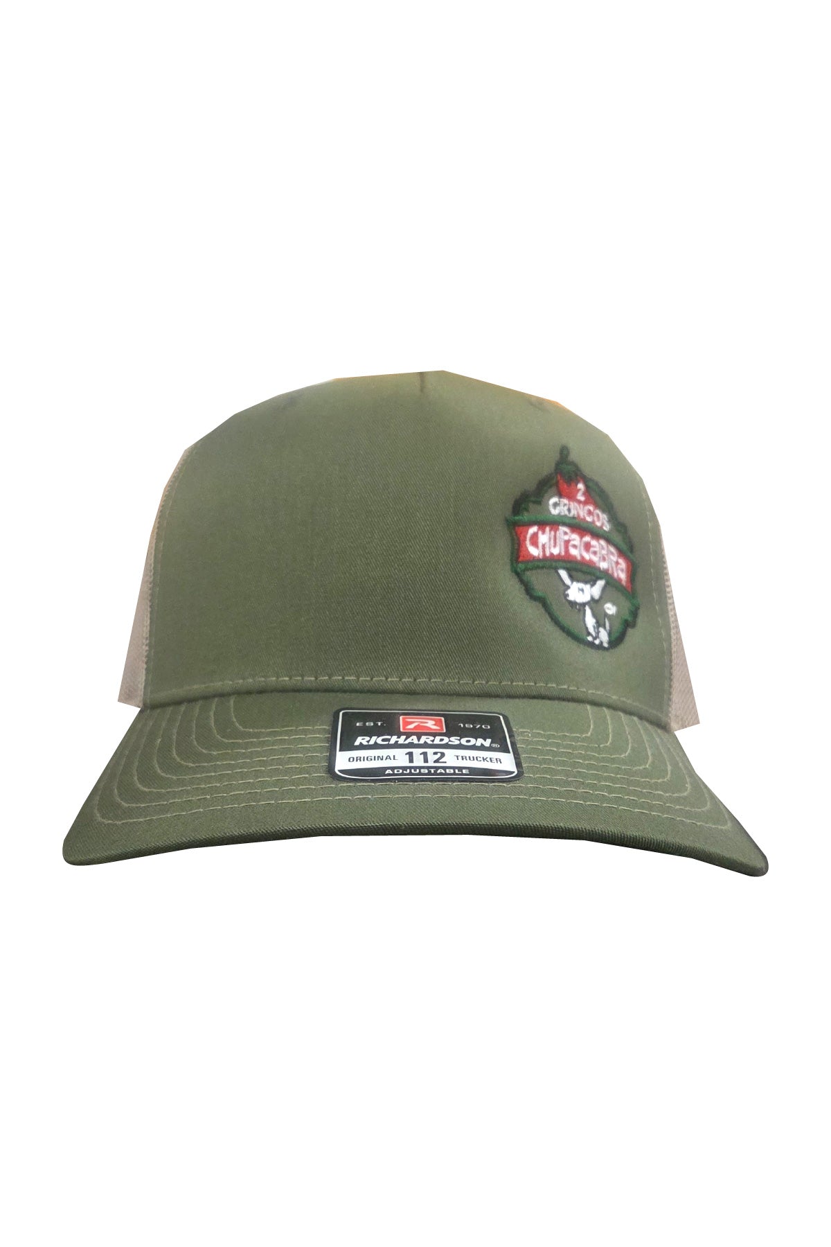 2 GRINGOS CHUPACABRA® RICHARDSON 112 GREEN/BEIGE 2 Gringos Chupacabra