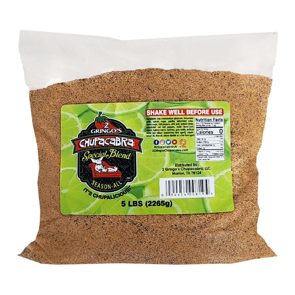 5 lb bag of special blend season-all